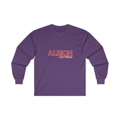 Albion LV Text Lg Front- Ultra Cotton Long Sleeve Tee (ALB-LV-21-223U)