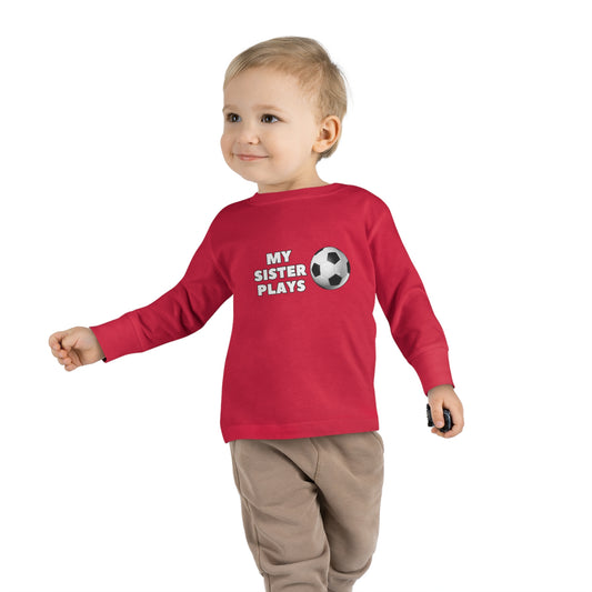 My Sister Plays- Toddler Long Sleeve Tee (ST-NCP-24-852K)