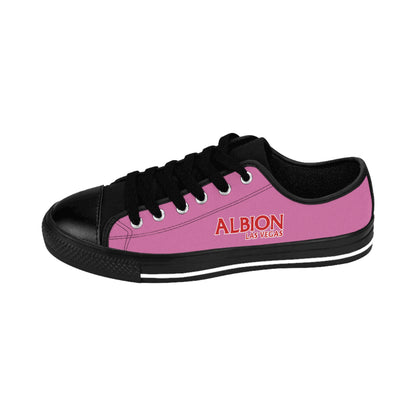 Albion LV Logo- Men's Sneakers- Light Pink and Black (ALB-LV-42-137M)