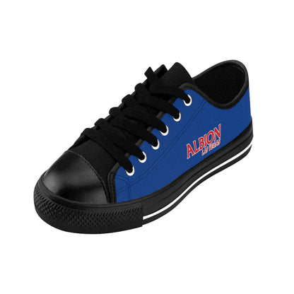 Albion LV Logo- Men's Sneakers- Dark Blue and Black (ALB-LV-42-135M)