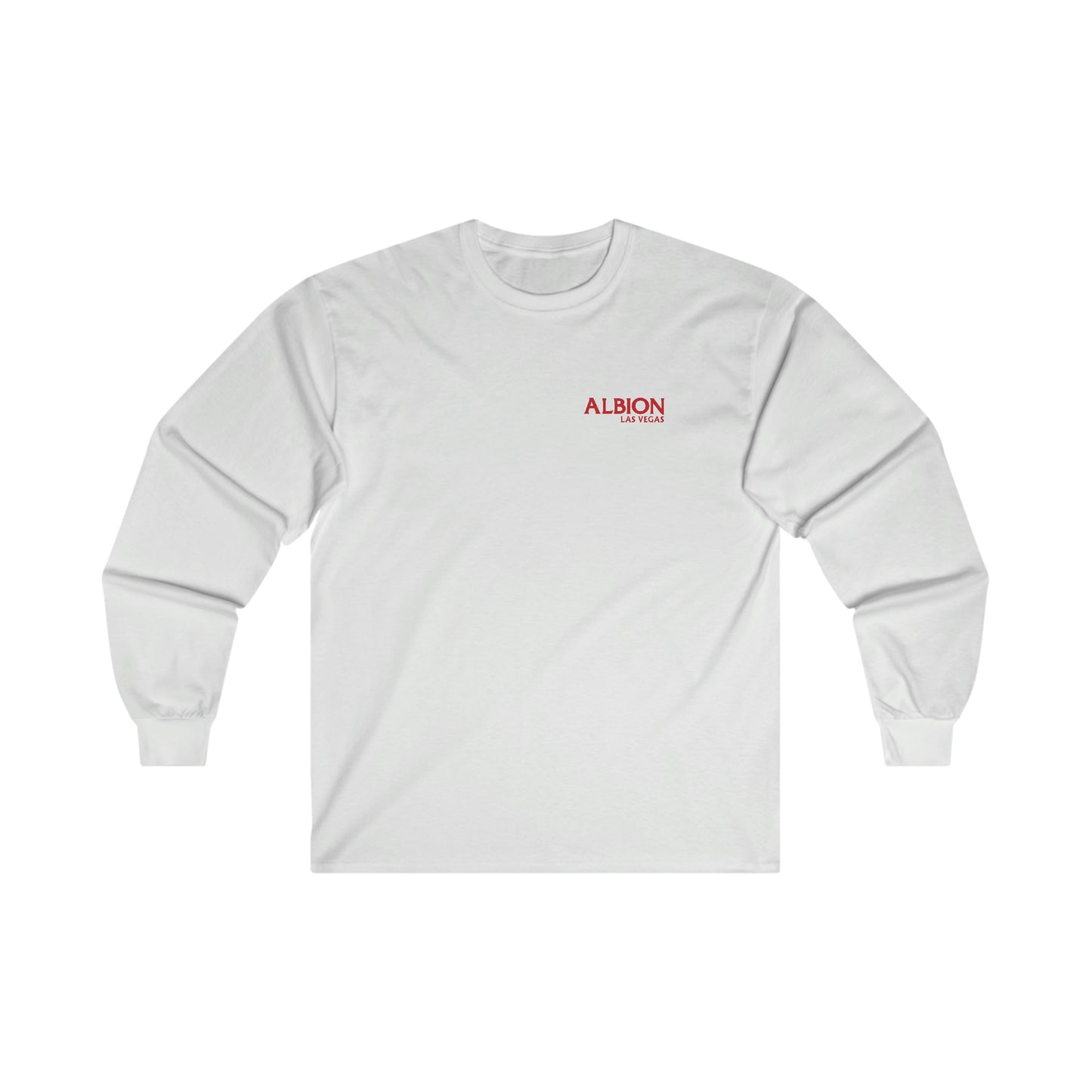 Albion LV Logo Sm Front- Ultra Cotton Long Sleeve Tee (ALB-LV-21-221U)