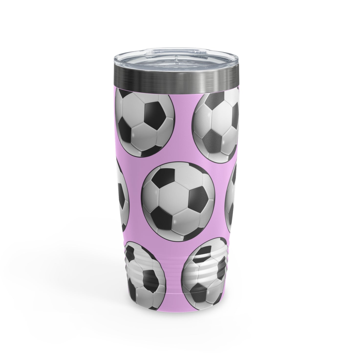 Soccer ball print- Various Colors- Ringneck Tumbler, 20oz (ST-NCP-82-050A)