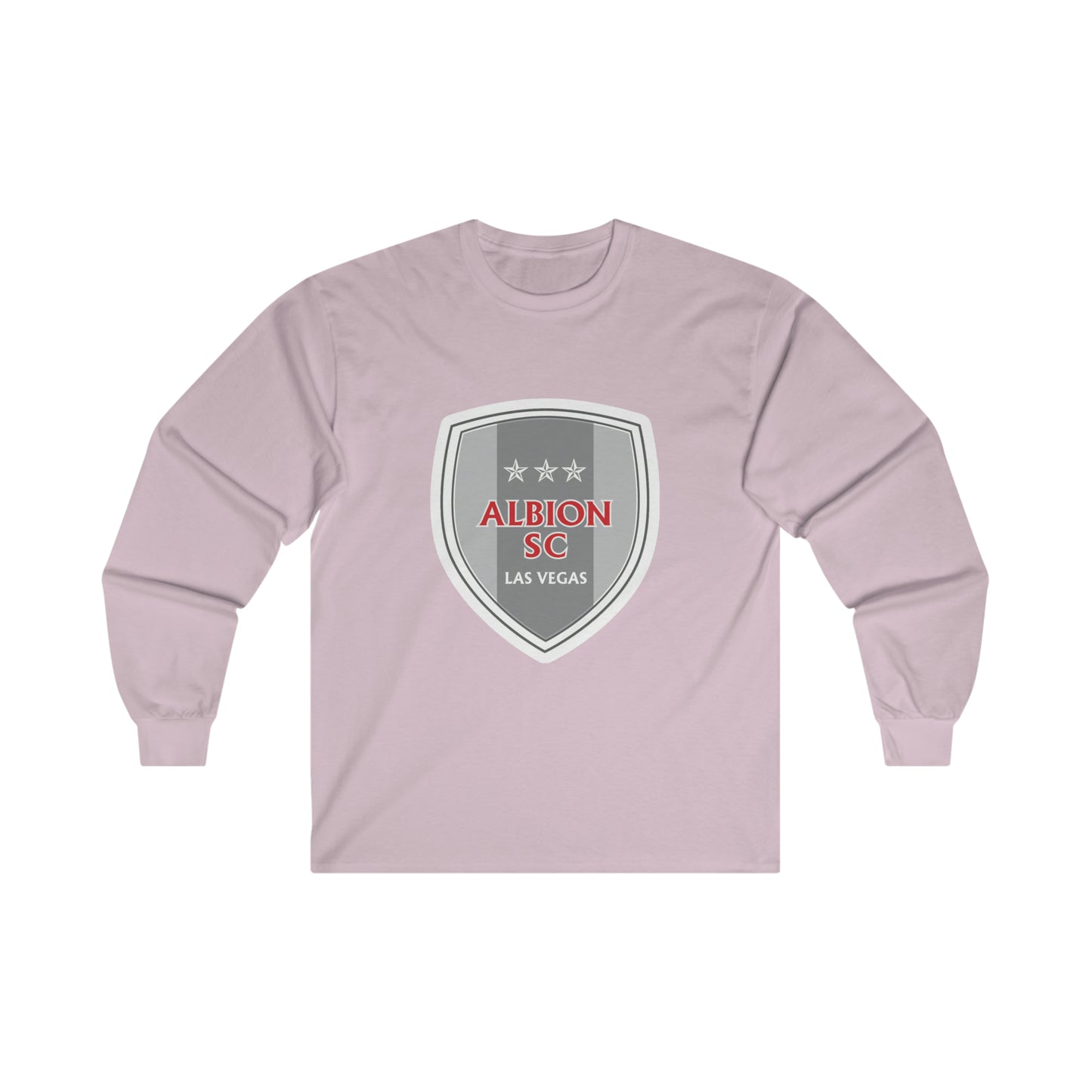 Albion LV Shield Lg Front- Ultra Cotton Long Sleeve Tee (ALB-LV-21-213U)