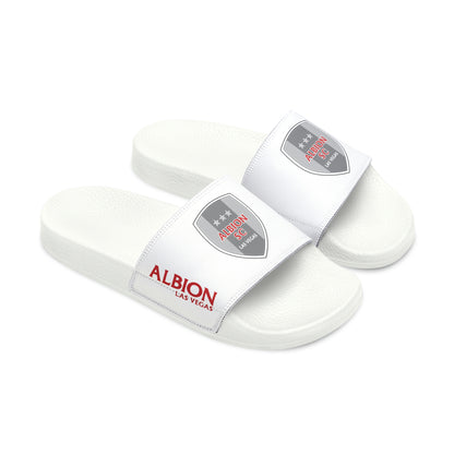 Albion LV Shield Lg with Logo outside edge- Women's Deco Slide Sandals (ALB-LV-41-005W)