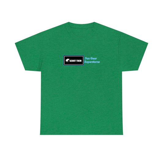 ScoutThem FGS Shield- Various Green colors- Unisex Heavy Cotton Tee (ST-FGS-21-008U)