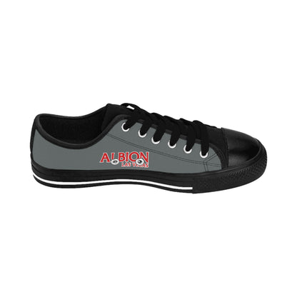 Albion LV Logo- Men's Sneakers- Dark Grey and Black (ALB-LV-42-138M)