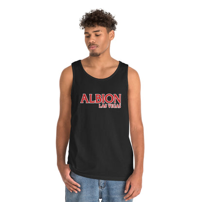 Albion LV Logo Lg- Unisex Heavy Cotton Tank Top (ALB-LV-21-315U)