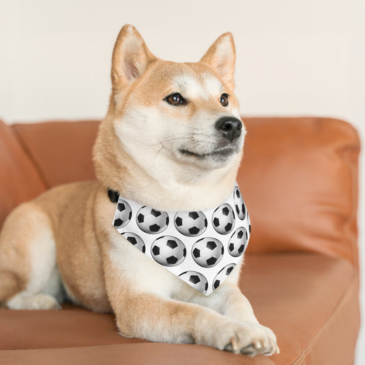 Soccer ball print- Pet Bandana Collar (ST-NCP-84-072P)