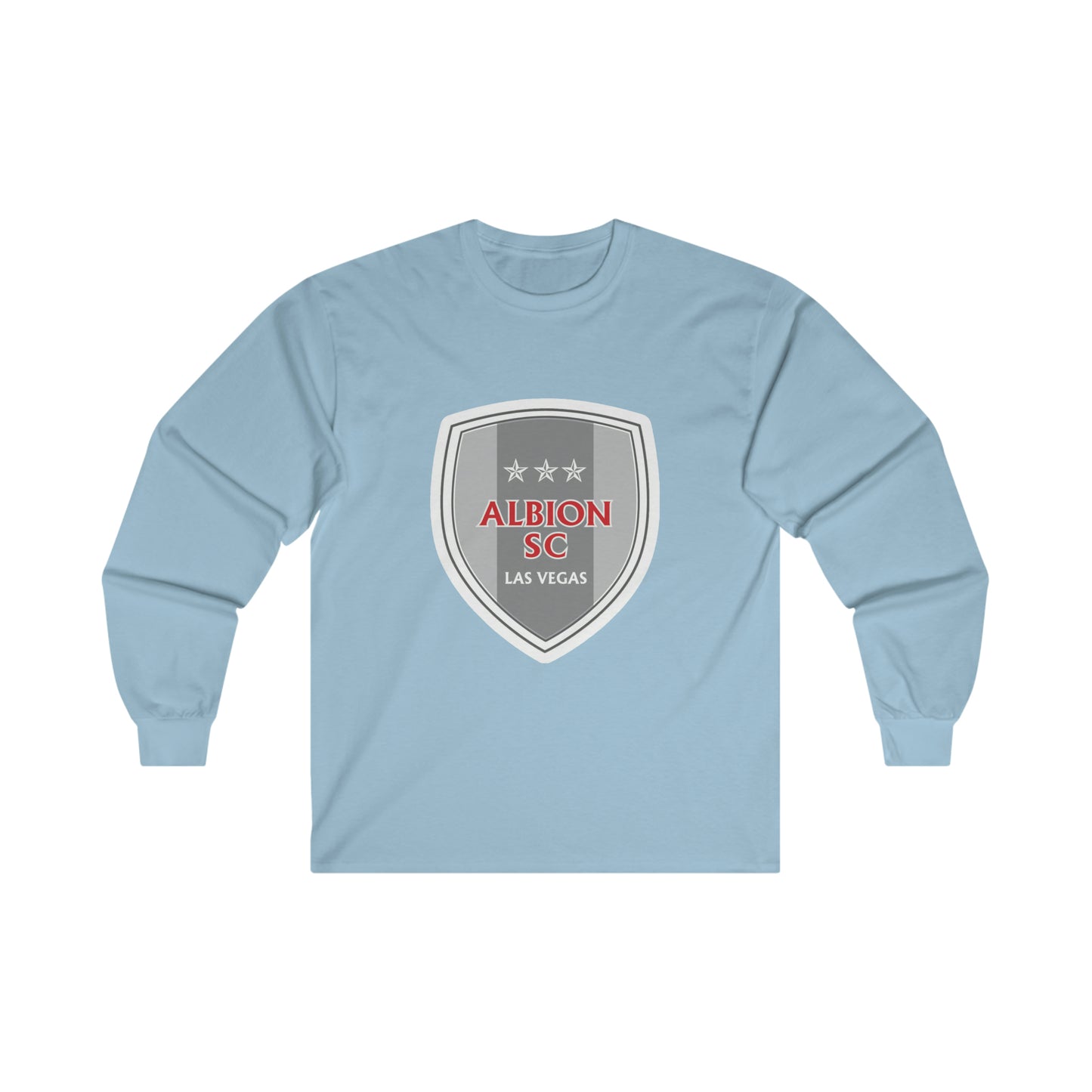 Albion LV Shield Lg Front- Ultra Cotton Long Sleeve Tee (ALB-LV-21-213U)