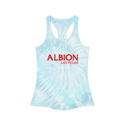 Albion LV Logo Lg- Tie Dye Racerback Tank Top (ALB-LV-21-300W)