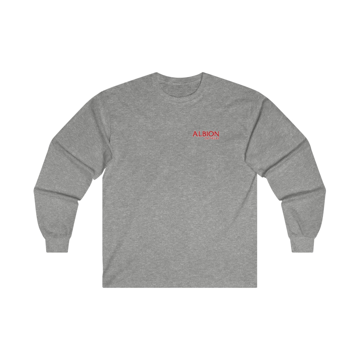 Albion LV Logo Sm Front- Ultra Cotton Long Sleeve Tee (ALB-LV-21-221U)