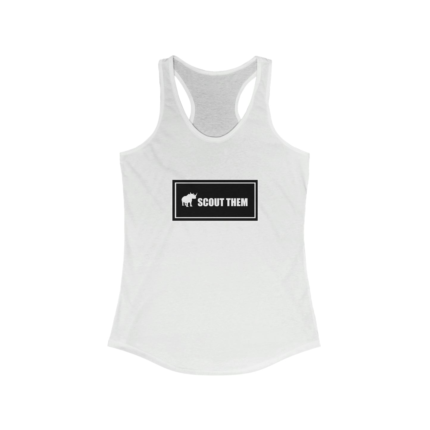 ScoutThem Shield Lg- Women's Ideal Racerback Tank (ST-FGS-21-304W)