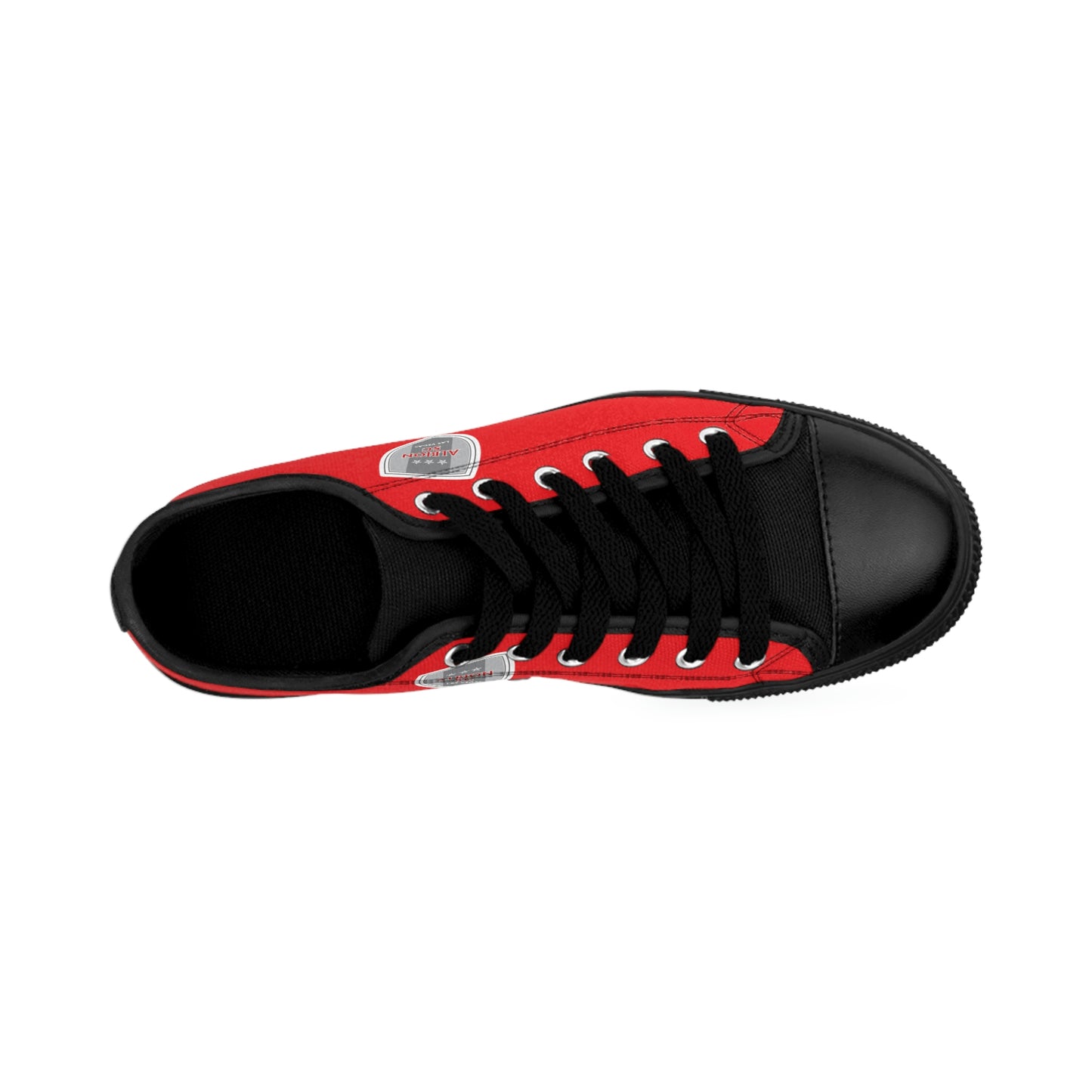 Albion LV Shield- Men's Sneakers- Red and Black (ALB-LV-42-103M)