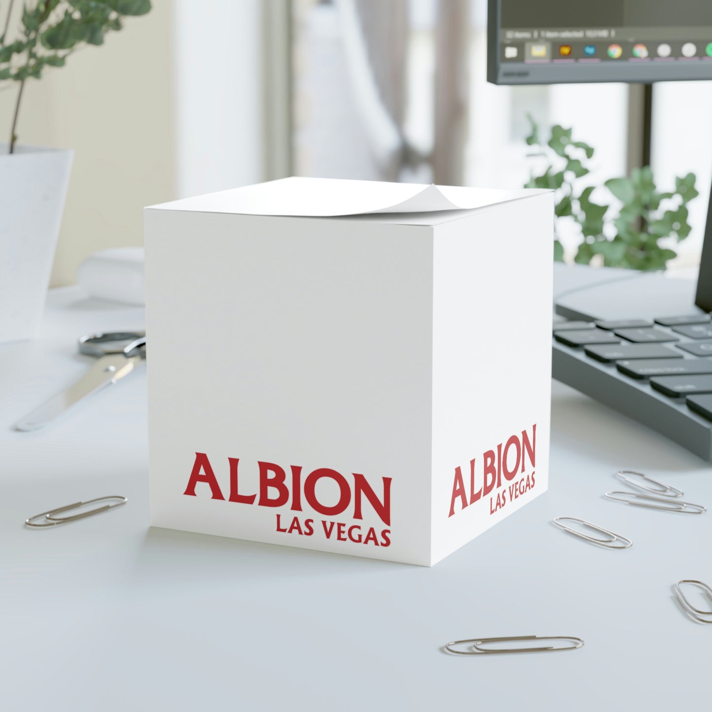 Albion LV Logo- Note Cube (ALB-LV-85-010U)