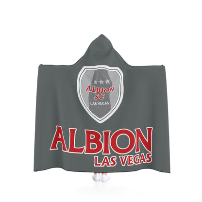 Albion LV Shield & Logo- Kid's Hooded Blanket- DARK GREY (ALB-LV-64-001K)