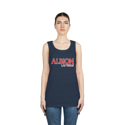 Albion LV Logo Lg- Unisex Heavy Cotton Tank Top (ALB-LV-21-315U)