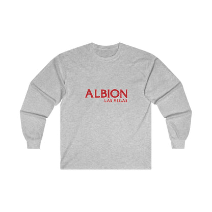 Albion LV Text Lg Front- Ultra Cotton Long Sleeve Tee (ALB-LV-21-223U)