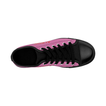 Albion LV Logo- Men's Sneakers- Light Pink and Black (ALB-LV-42-137M)