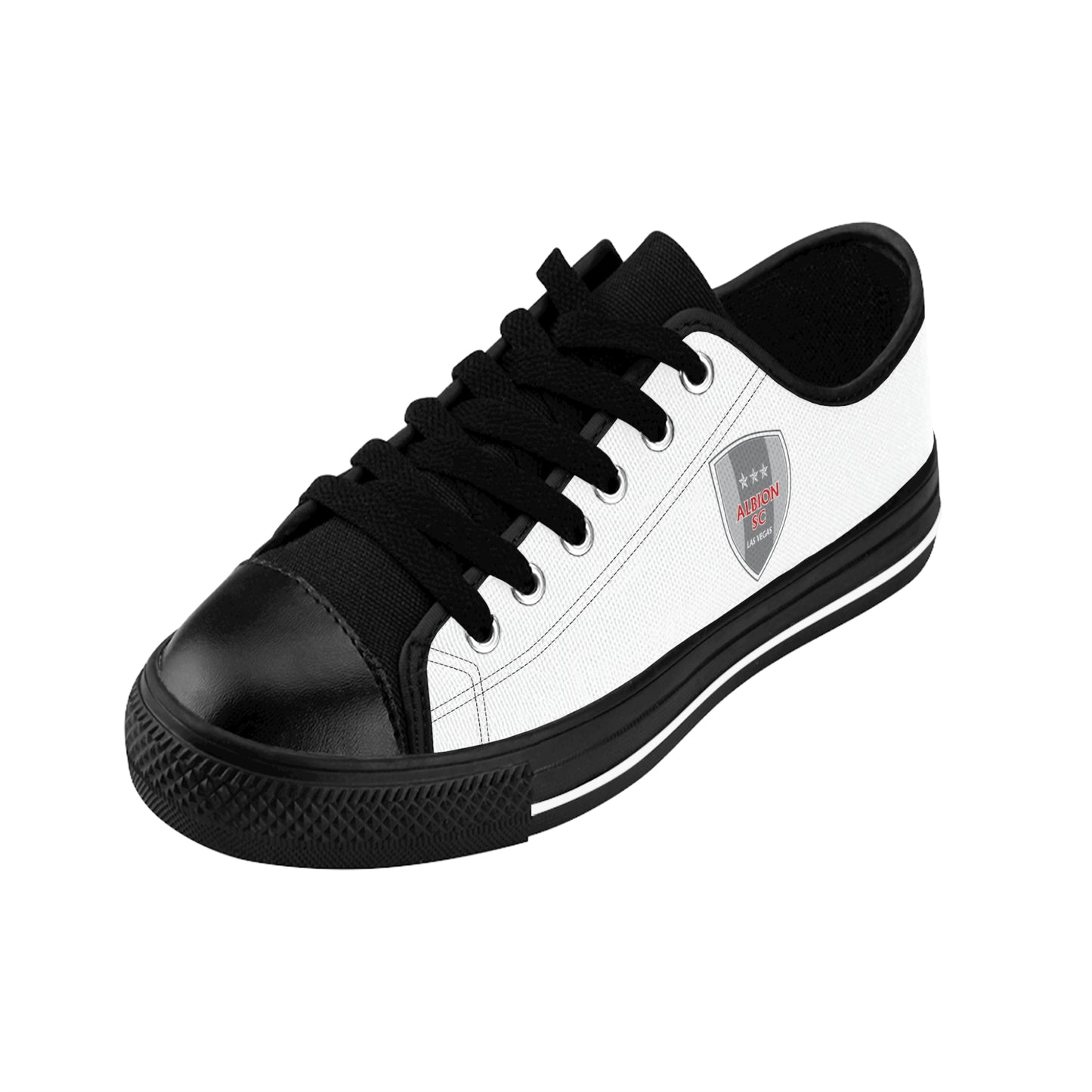 Albion LV Shield- Men's Sneakers- White and Black (ALB-LV-42-100M)