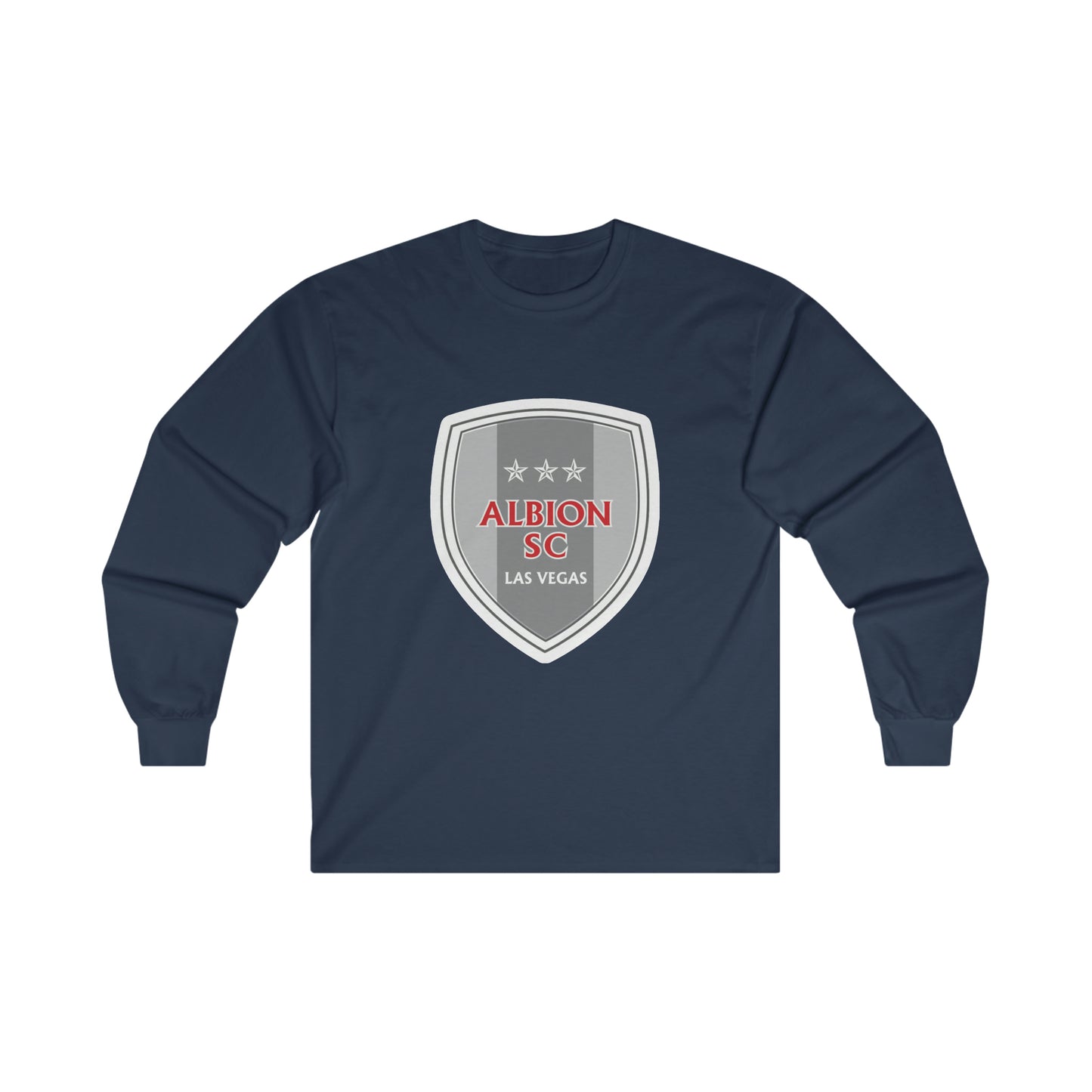 Albion LV Shield Lg Front- Ultra Cotton Long Sleeve Tee (ALB-LV-21-213U)