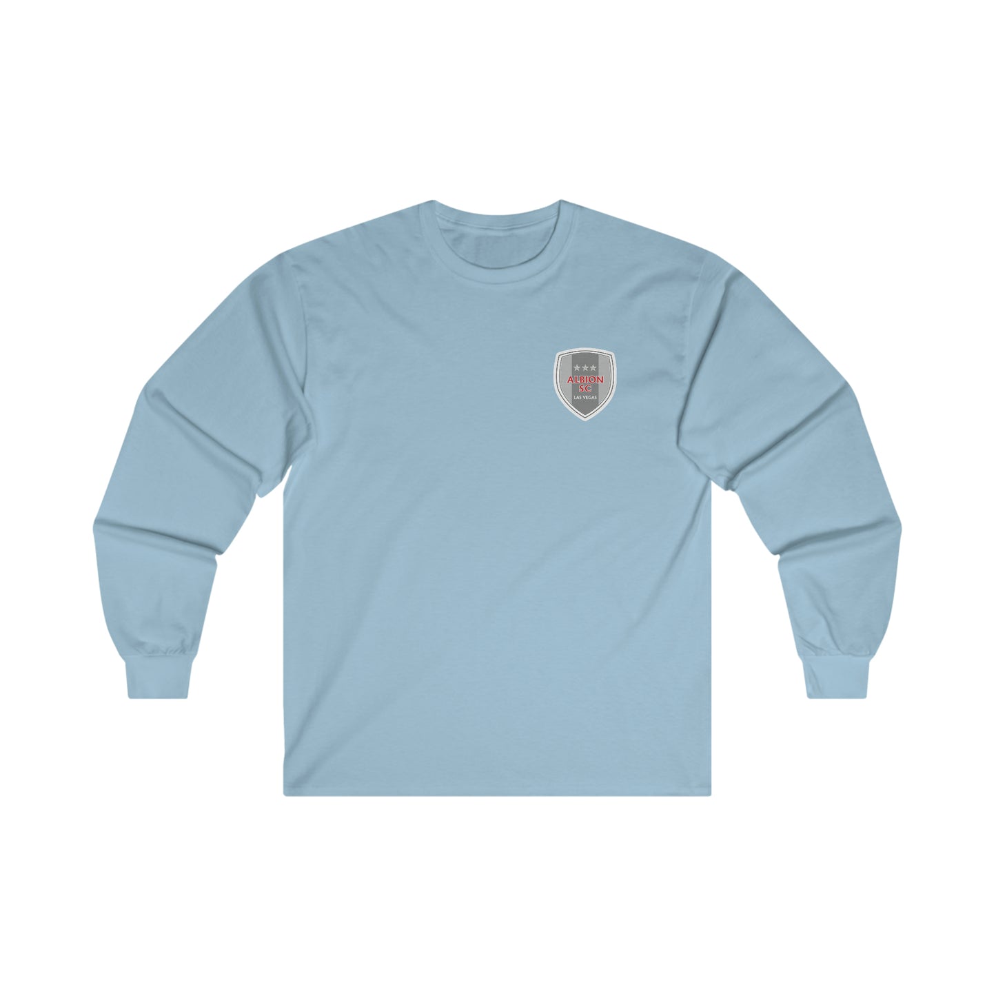 Albion LV Shield Sm Front- Ultra Cotton Long Sleeve Tee (ALB-LV-21-211U)