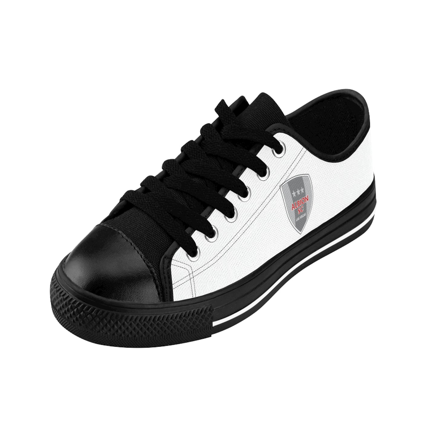 Albion LV Shield- Women's Sneakers- White and Black (ALB-LV-42-200W)