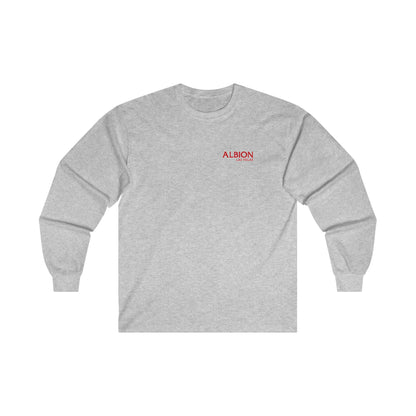 Albion LV Logo Sm Front- Ultra Cotton Long Sleeve Tee (ALB-LV-21-221U)