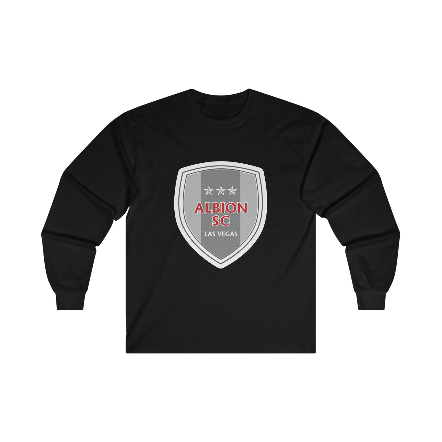 Albion LV Shield Lg Front- Ultra Cotton Long Sleeve Tee (ALB-LV-21-213U)