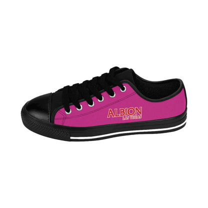 Albion LV Logo- Men's Sneakers- Pink and Black (ALB-LV-42-136M)