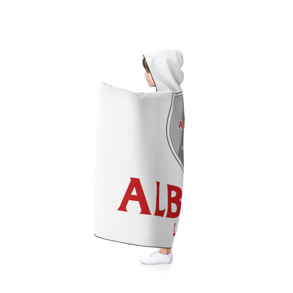 Albion LV Shield & Logo- Kid's Hooded Blanket- WHITE (ALB-LV-64-000K)