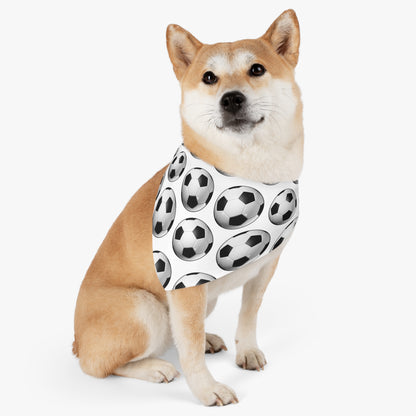 Soccer ball print- Pet Bandana Collar (ST-NCP-84-072P)