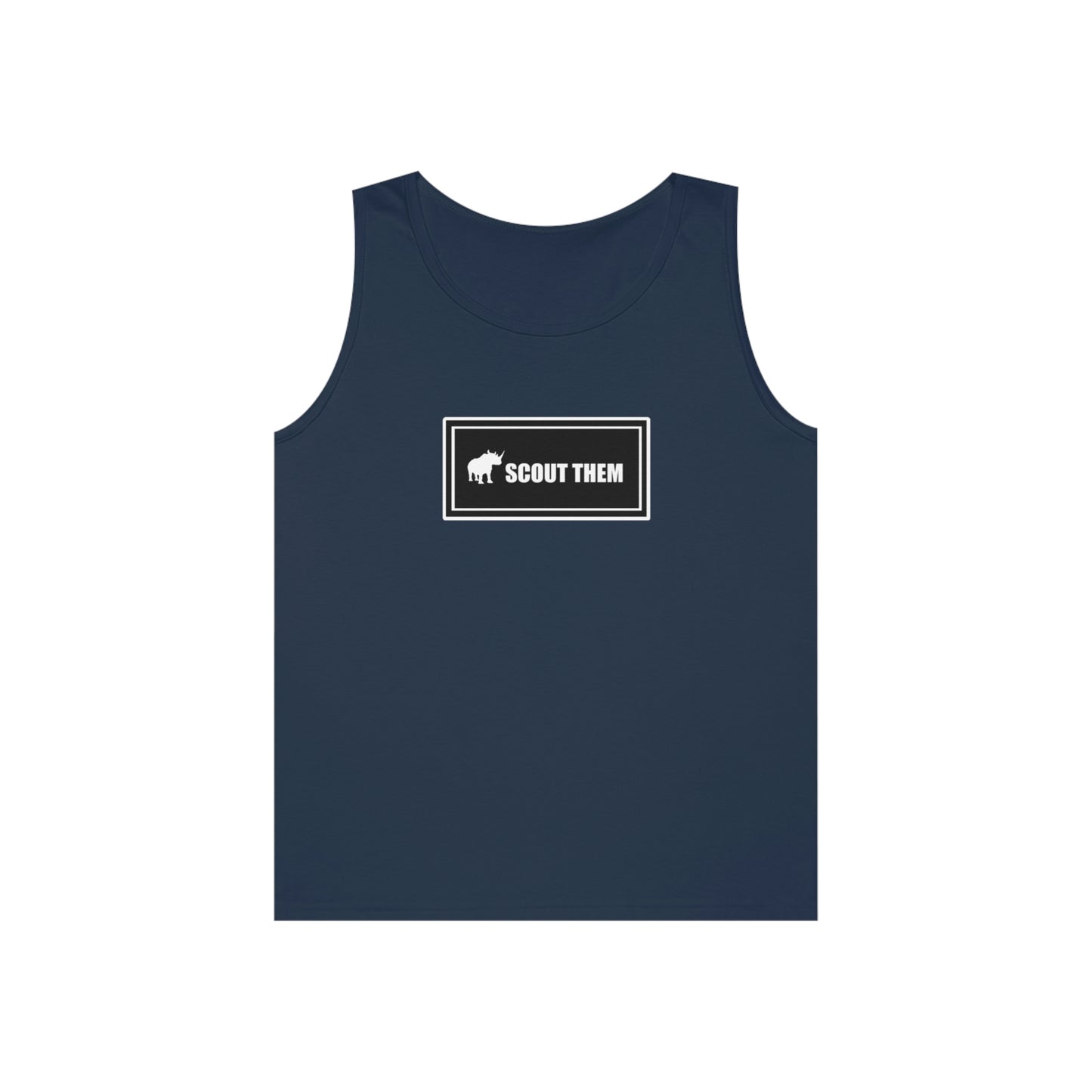 ScoutThem Shield Lg- Unisex Heavy Cotton Tank Top (ST-FGS-21-316U)