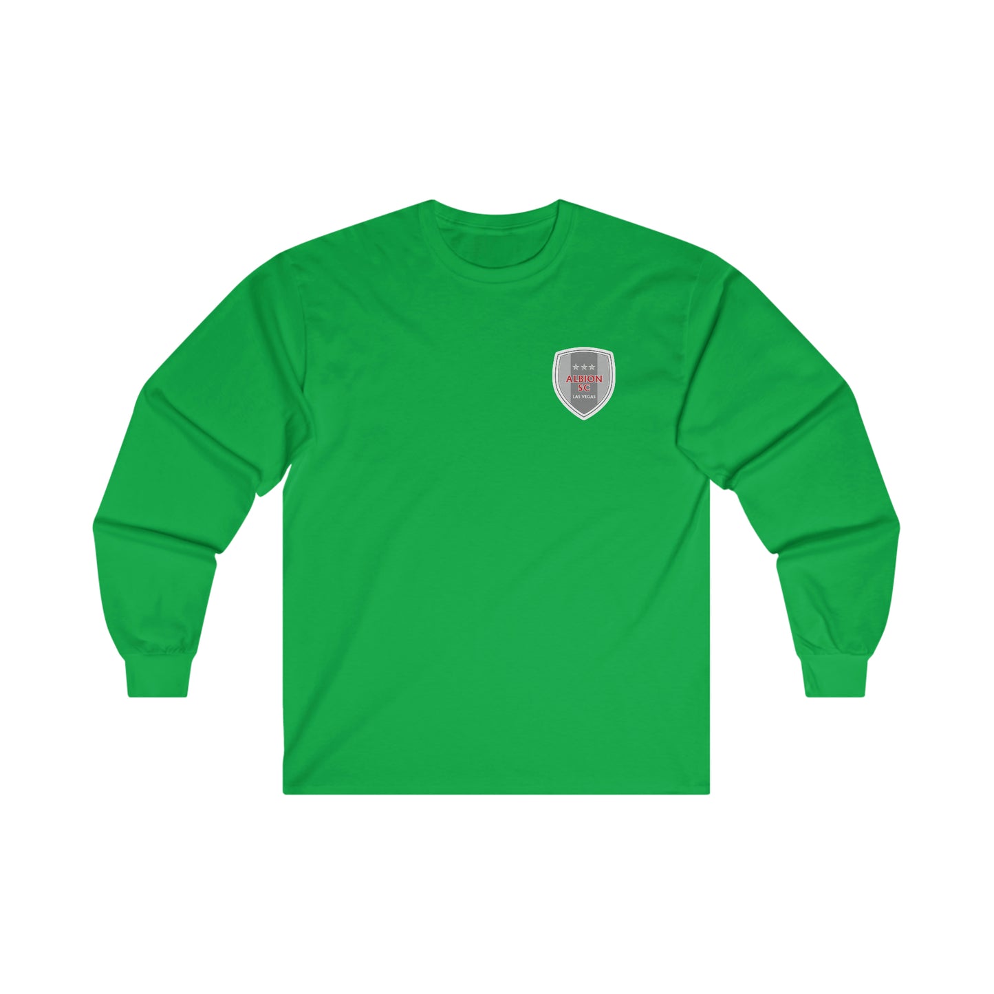 Albion LV Shield Sm Front- Ultra Cotton Long Sleeve Tee (ALB-LV-21-211U)