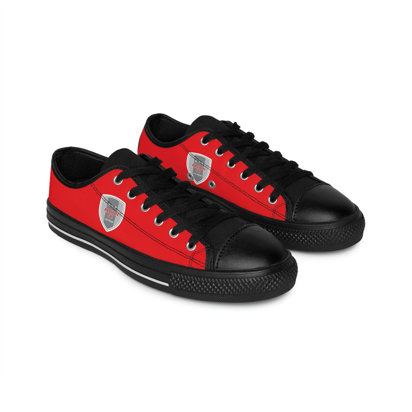 Albion LV Shield- Women's Sneakers- Red and Black (ALB-LV-42-203W)