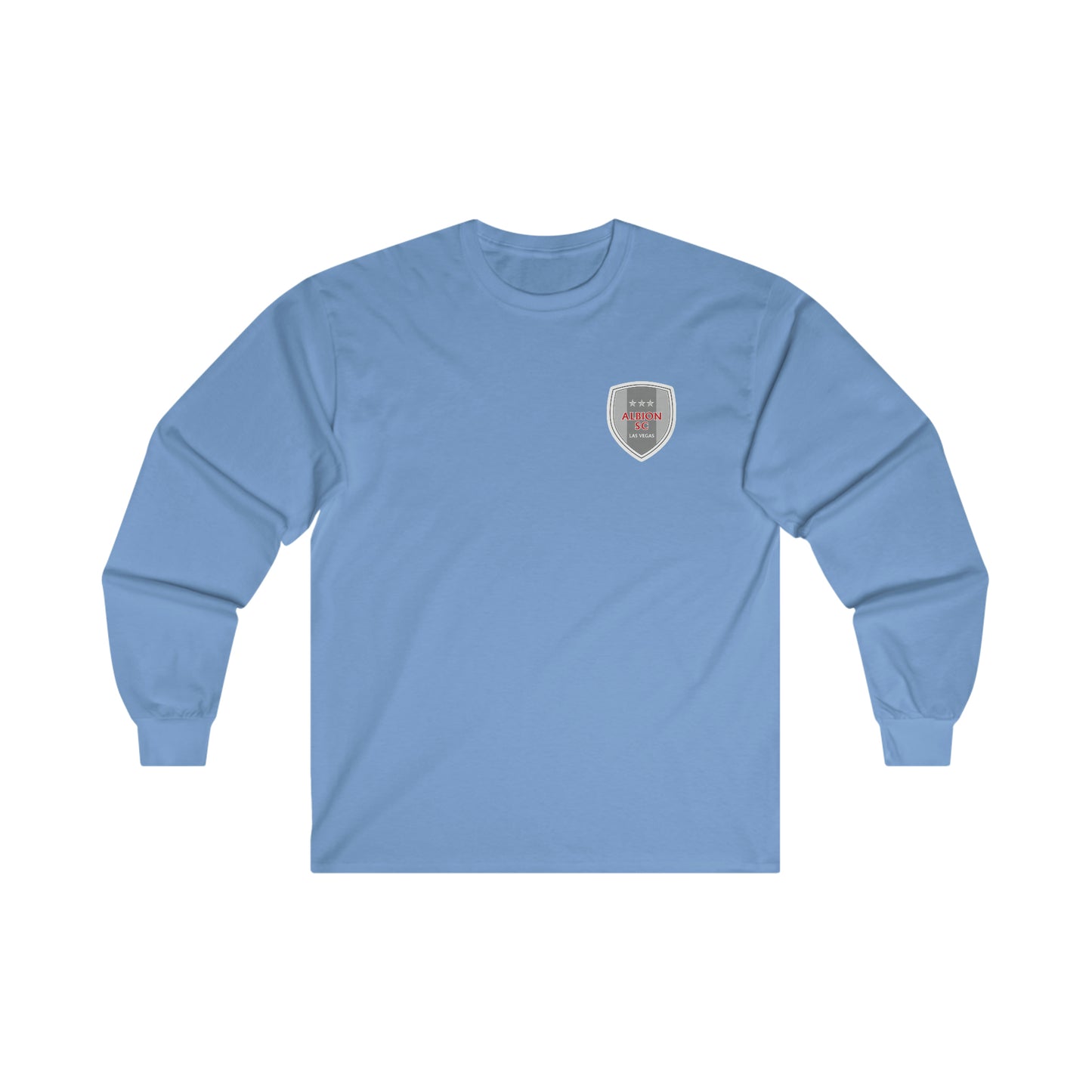 Albion LV Shield Sm Front- Ultra Cotton Long Sleeve Tee (ALB-LV-21-211U)