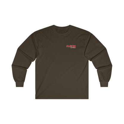 Albion LV Logo Sm Front- Ultra Cotton Long Sleeve Tee (ALB-LV-21-221U)