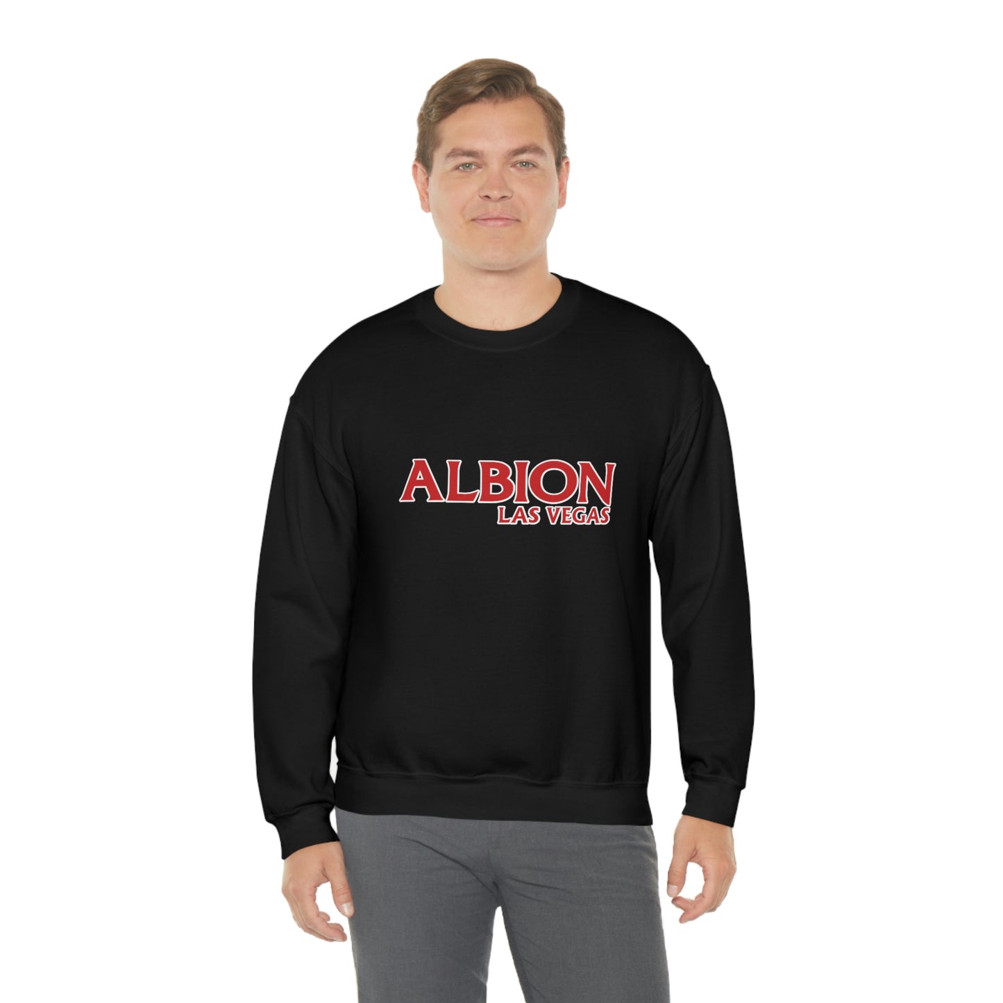 Albion LV- Logo Lg- Unisex Heavy Blend™ Crewneck Sweatshirt (ALB-LV-22-423U)