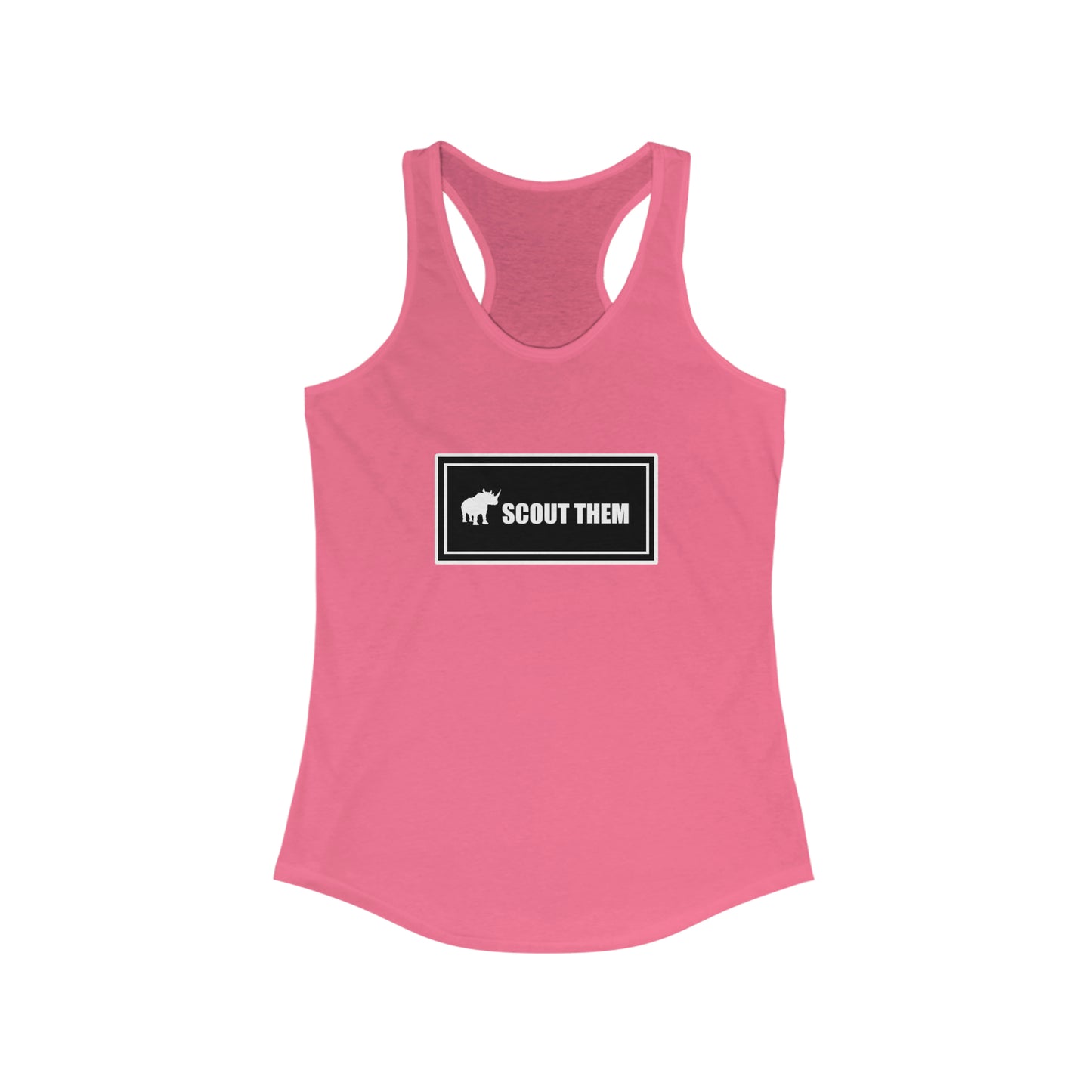 ScoutThem Shield Lg- Women's Ideal Racerback Tank (ST-FGS-21-304W)