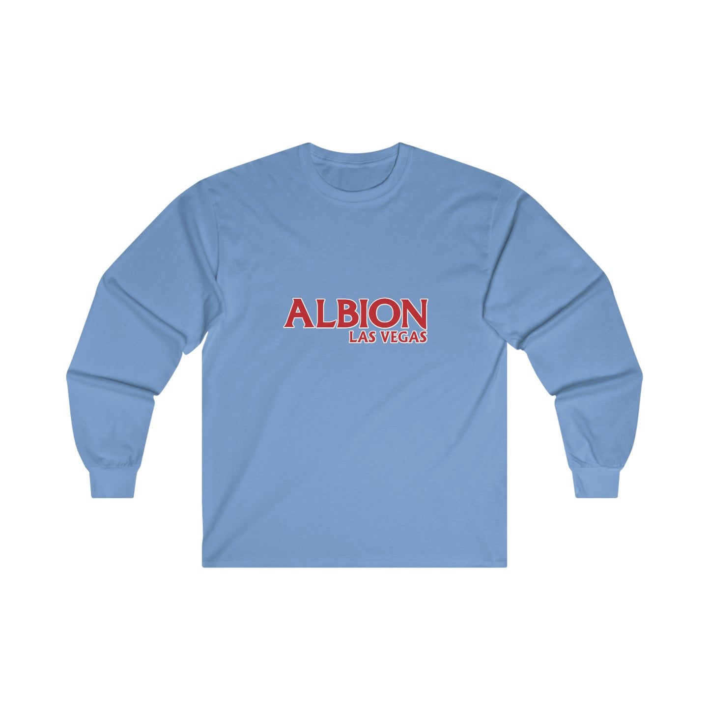 Albion LV Text Lg Front- Ultra Cotton Long Sleeve Tee (ALB-LV-21-223U)